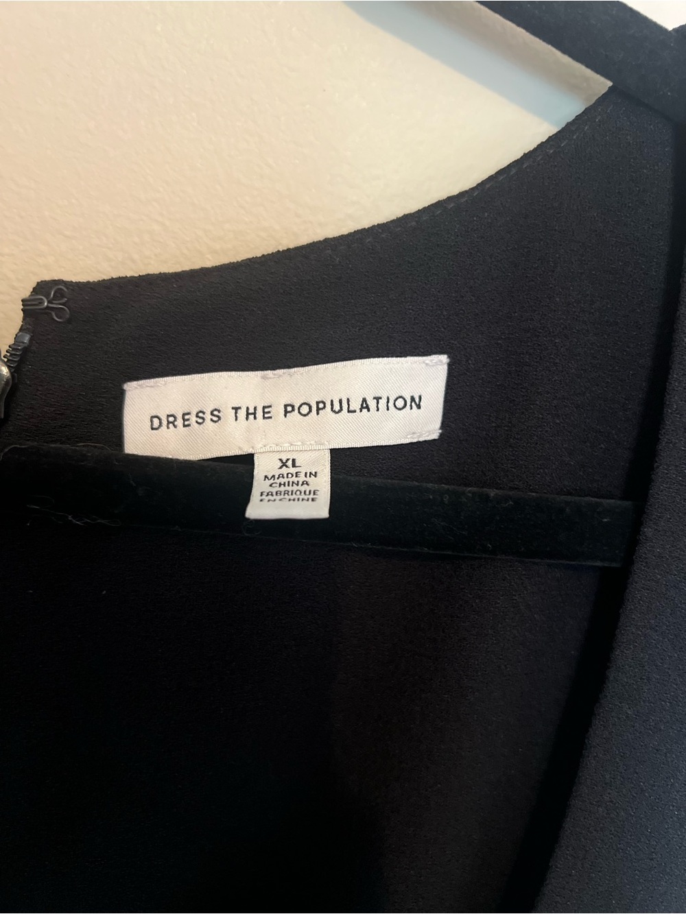Dress the Population Monroe Evening Gown Dress in Black Size XL - Picture 5 of 9